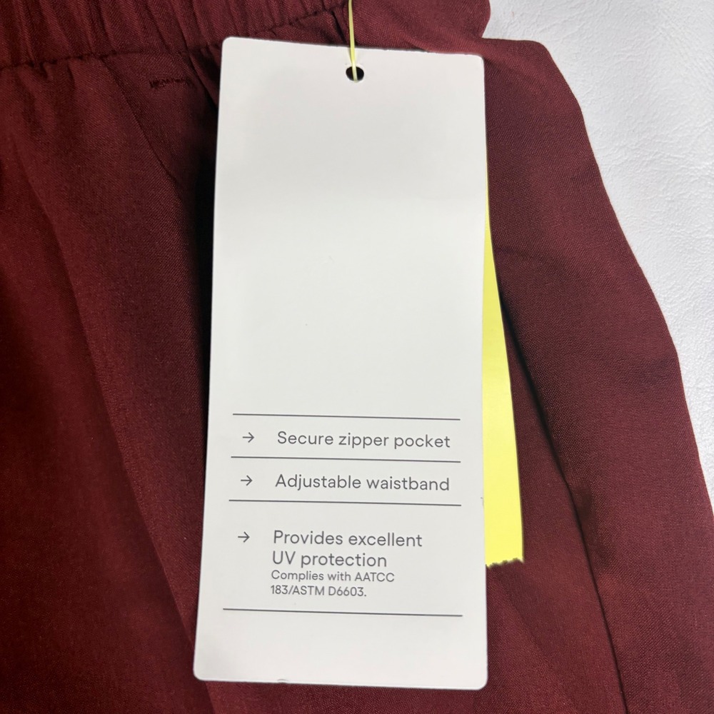 All in Motion Active Light Mid-Rise Jogger Maroon Red Large UPF 50+ New With Tag - Picture 4 of 15